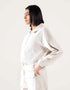 CANVAS POLO QUARTER ZIP SWEATSHIRT